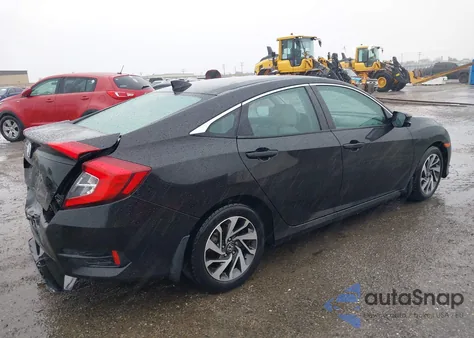 2018 Honda Civic Ex z USA, uszkodzony, nr VIN 2HGFC2F74JH511128